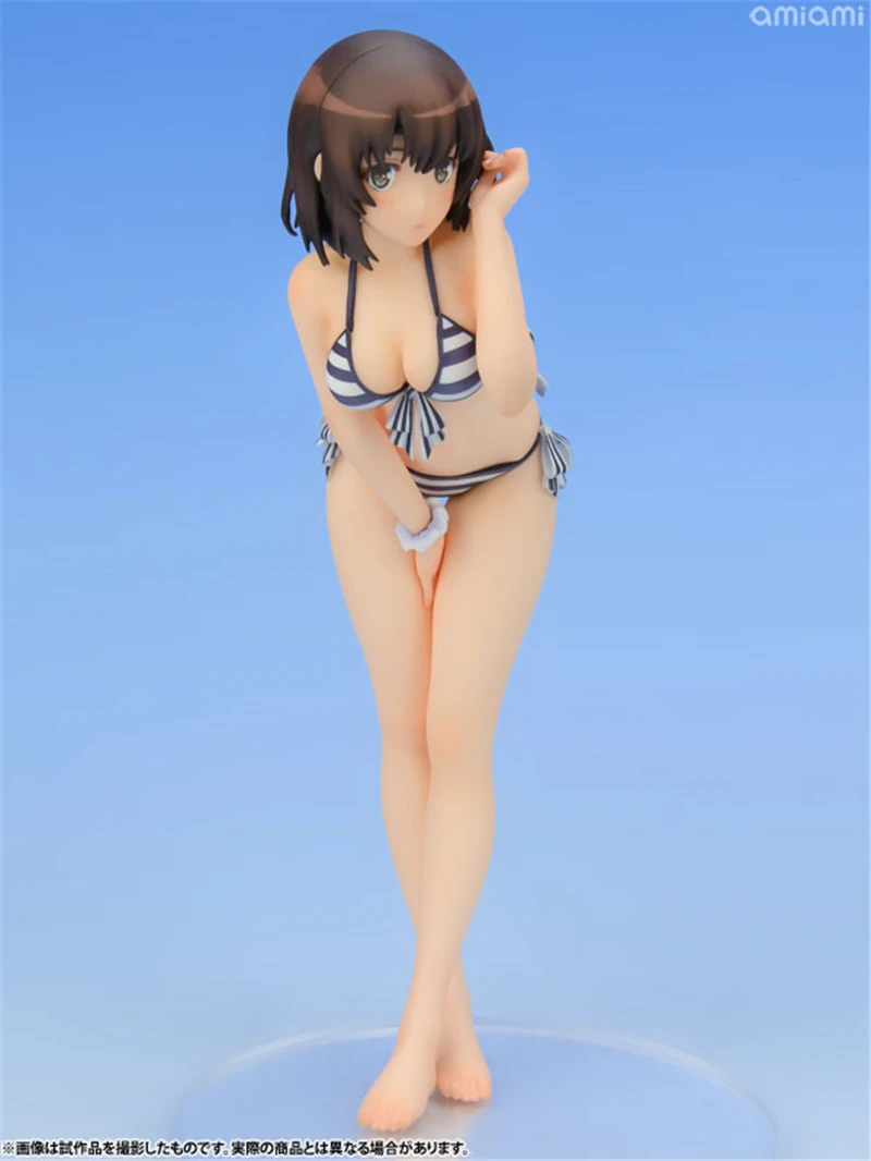 لطيف أنيمي Saenai البطلة لا Sodateka Megumi Kato ملابس السباحة Ver. 1/8 بولي كلوريد الفينيل عمل الشكل لعبة تمثال تحصيل نموذج اللعب دمية