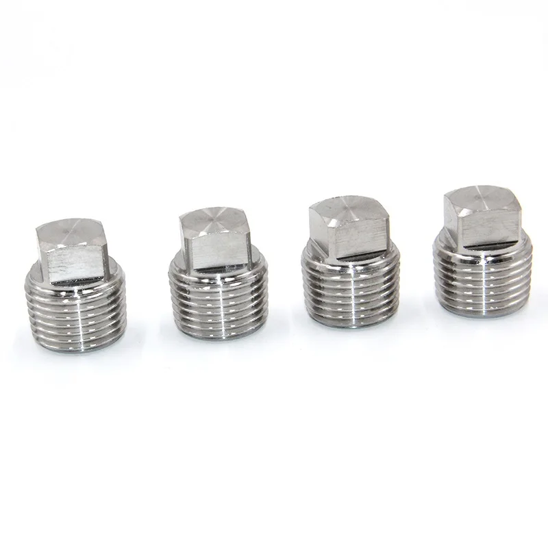 304 stainless steel outer square choke plug 1/8 1/4 3/8 1/2 3/4 Pneumatic components fittings