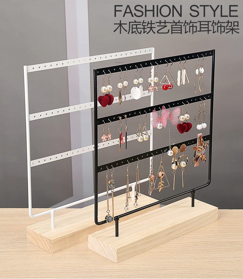 Bracelets Jewelry Display Stud Earrings Holder Jewellery Rack3Colors High Level   Fashio In Stock  earring stand  Factory Price