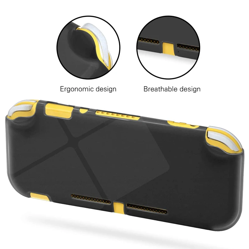 حافظة تي بي يو متوافقة مع سويتش لايت حافظة واقية شفافة متوافقة مع سويتش لايت مع واقي للشاشة من الزجاج المقسى 9H