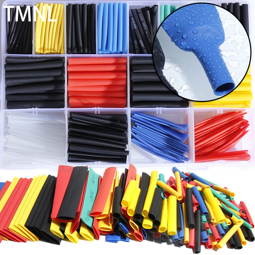 

Electrical tape bushing data line repair protection connection heat shrinkable tube combination Wire Cable Sleeve Thermal Casing