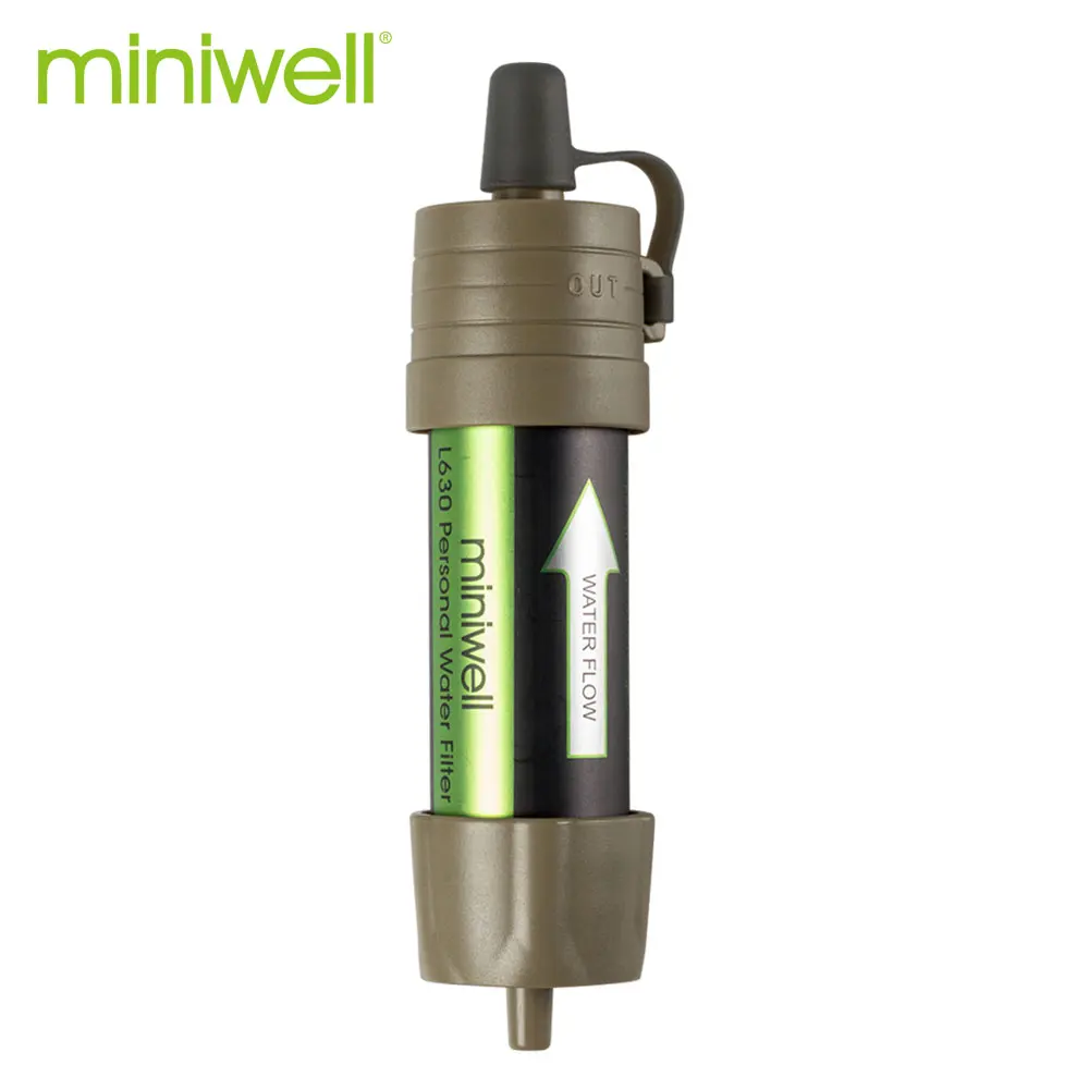 Miniwell-Paille de filtre à eau personnel L630, pour la survie ou les fournitures d\'urgence