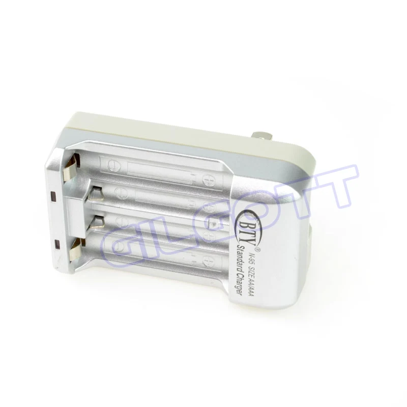 BTY N-95 4 فتحات متعددة الوظائف شاحن بطارية سريع ل AA/AAA Ni-mh Ni-CD بطاريات قابلة لإعادة الشحن مع الولايات المتحدة التوصيل