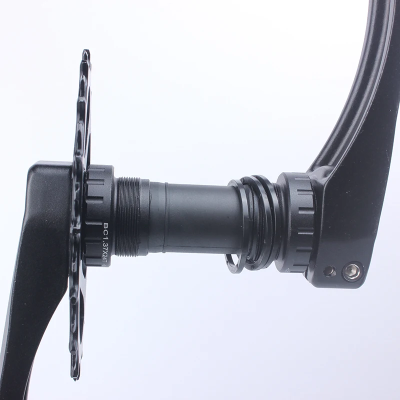 RACEWORK MTB Kurbelgarnitur 170/175mm Mountainbike Kurbel Schmal Breites Kettenblatt 32/34/36/38T 11/12S Fahrrad Kurbelgarnitur Kettenrad Für GXP – Detail 9