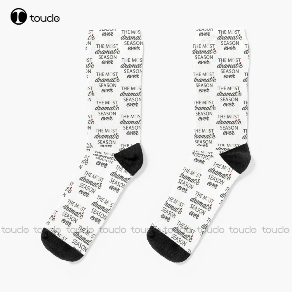 

The Most Dramatic Season Ever Socks Winter Socks For Men Personalized Custom Unisex Adult Teen Youth Socks 360° Digital Print