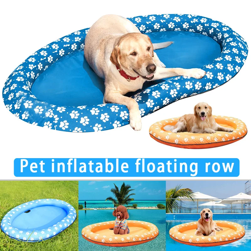 Dog Floating Raft, Garden, Outdoor, Summer Swimming Pool, Water Toys, Rafts for Pet, Dog Supplies, Inflatable Pet Pool Float