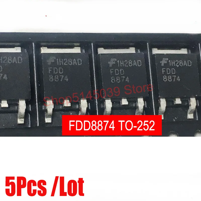 (5piece) FDD8874 / SUD19N20-90 19N20-90 / SUD50N025-06 50N025-09 50N025-06 / IRFR4104 FR4104 / D15P05 D15N05  MOS TO--252