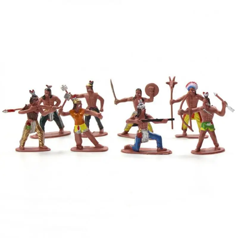 Figuras de arte americano de plástico para niños, juguetes de 13 unids/set por Set