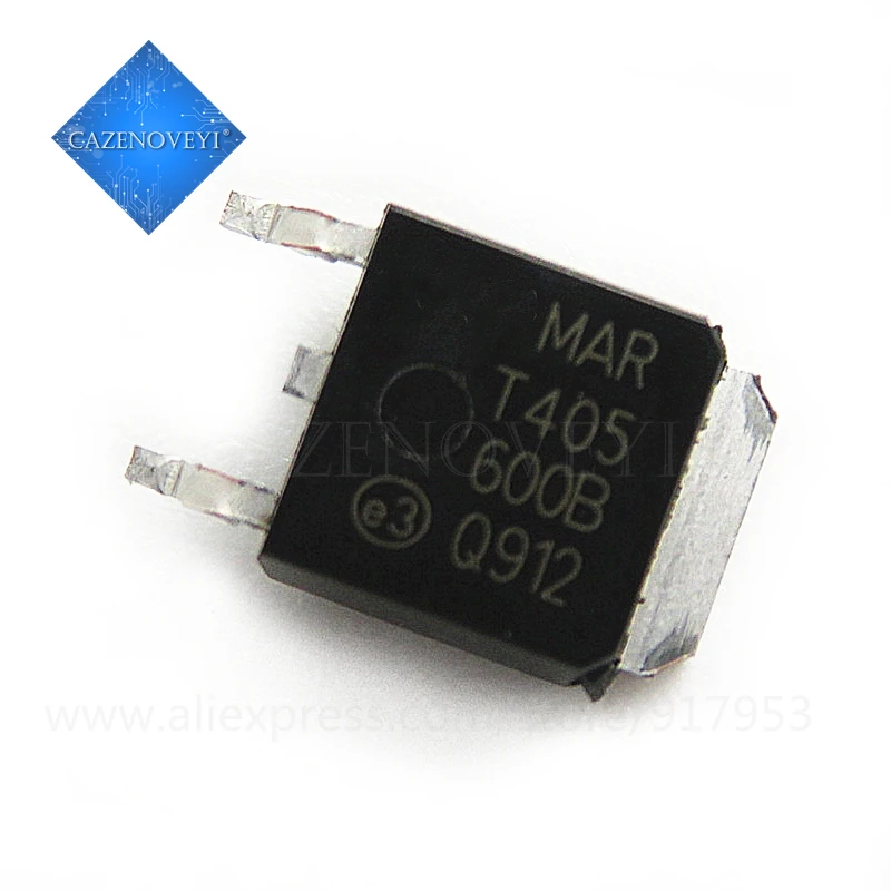 10pcs/lot T405-600B TO-252 T405600B T405-600 Triac 4 Amp 600 Volt New original   fast delivery In Stock