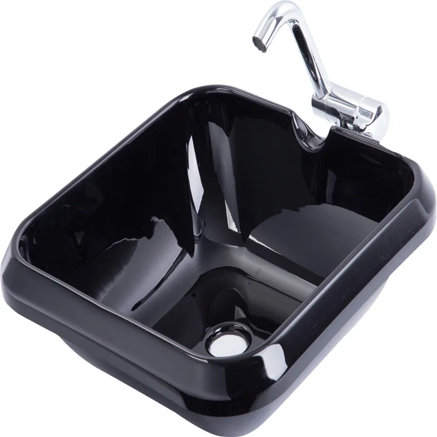 

White Black Acrylic Sink Hand Wash Basin 360*360*120mm Boat Caravan RV GR-Y005