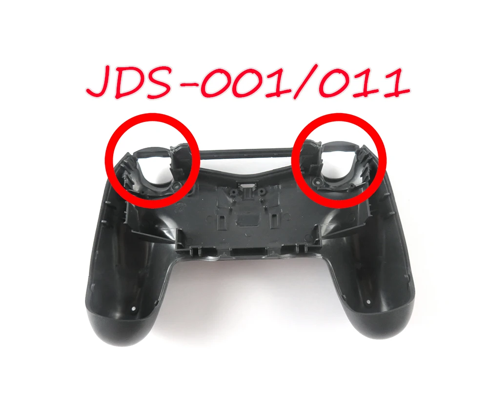 10 juegos de carcasa completa de camuflaje con piezas conductoras de teclas pequeñas completas para controlador inalámbrico PS4 JDS 001 011 JDM