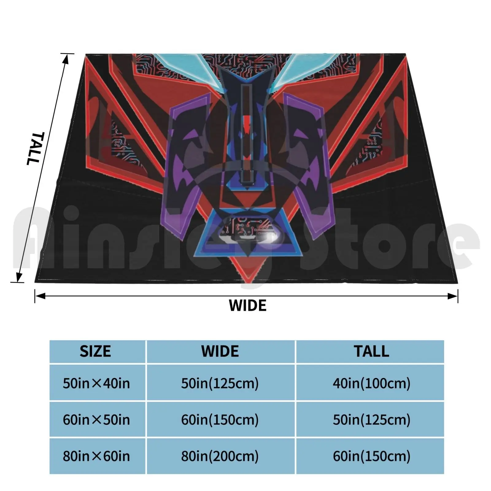 Custranz Brand Blanket Fashion Custom 497 Custranz Autobot Decepticon