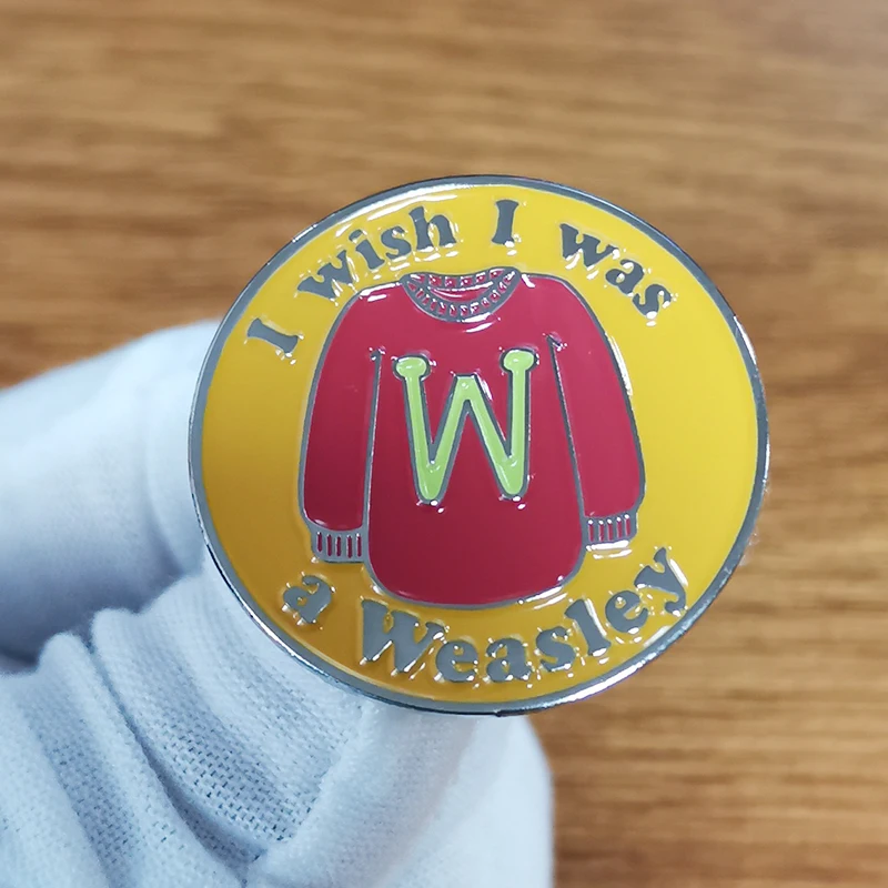 I Wish I Was A Weasley Button Badge If you think the Burrow would be an amazing place to grow up, it waved you off to school!