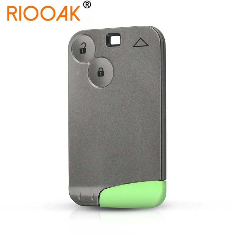 

Replacement 2 Button Remote Key Card Shell Case Smart Card Key Case For Renualt Laguna