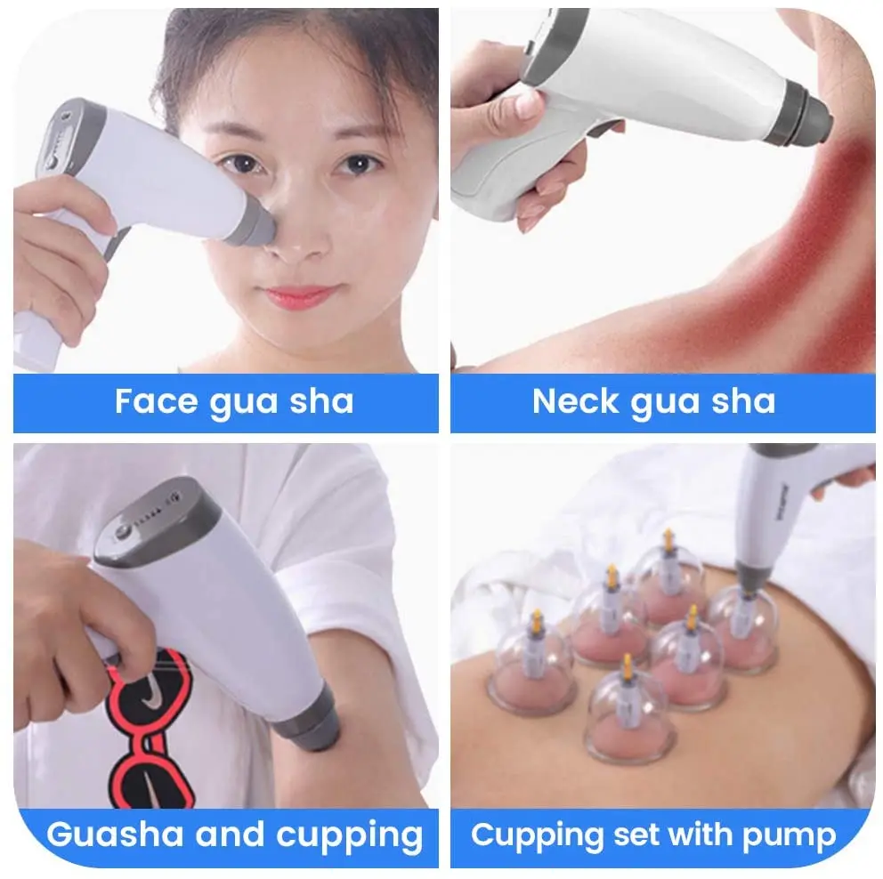 4 Jars Electric Anti-Cellulite Suction Cup Ventouse Vacuum Cupping Therapy Set Massage For Body Guasha Maderoterapia Chinese Can