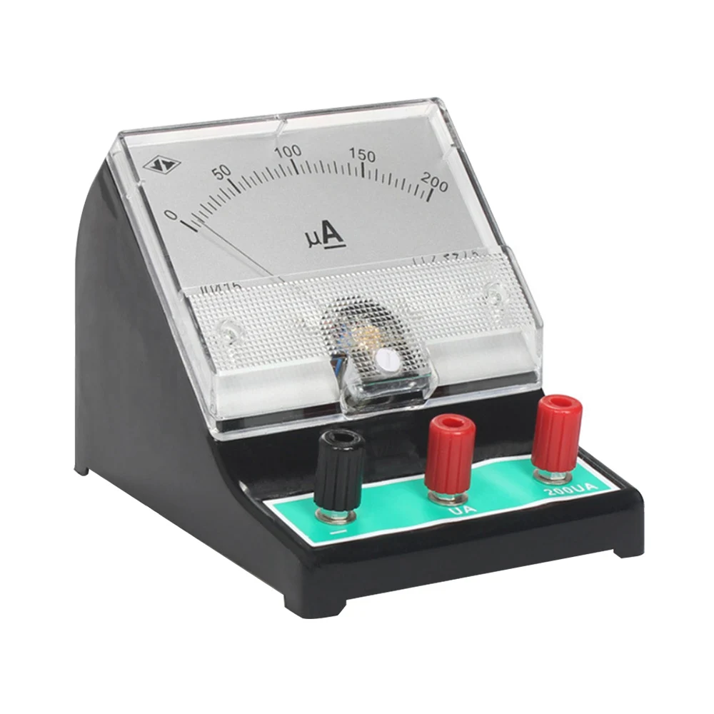 

DC microammeter 200μA physical experiment ammeter Teaching instrument Circuit experiment Teaching demonstration