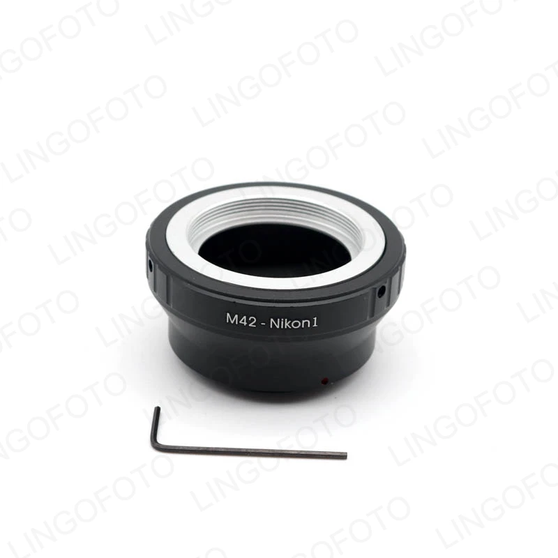 M42 Lens Adapter Ring M42 Screw Mount Lens Adapter for Nikon N1 DSLR Camera A7 J1 Nx10 NP8267