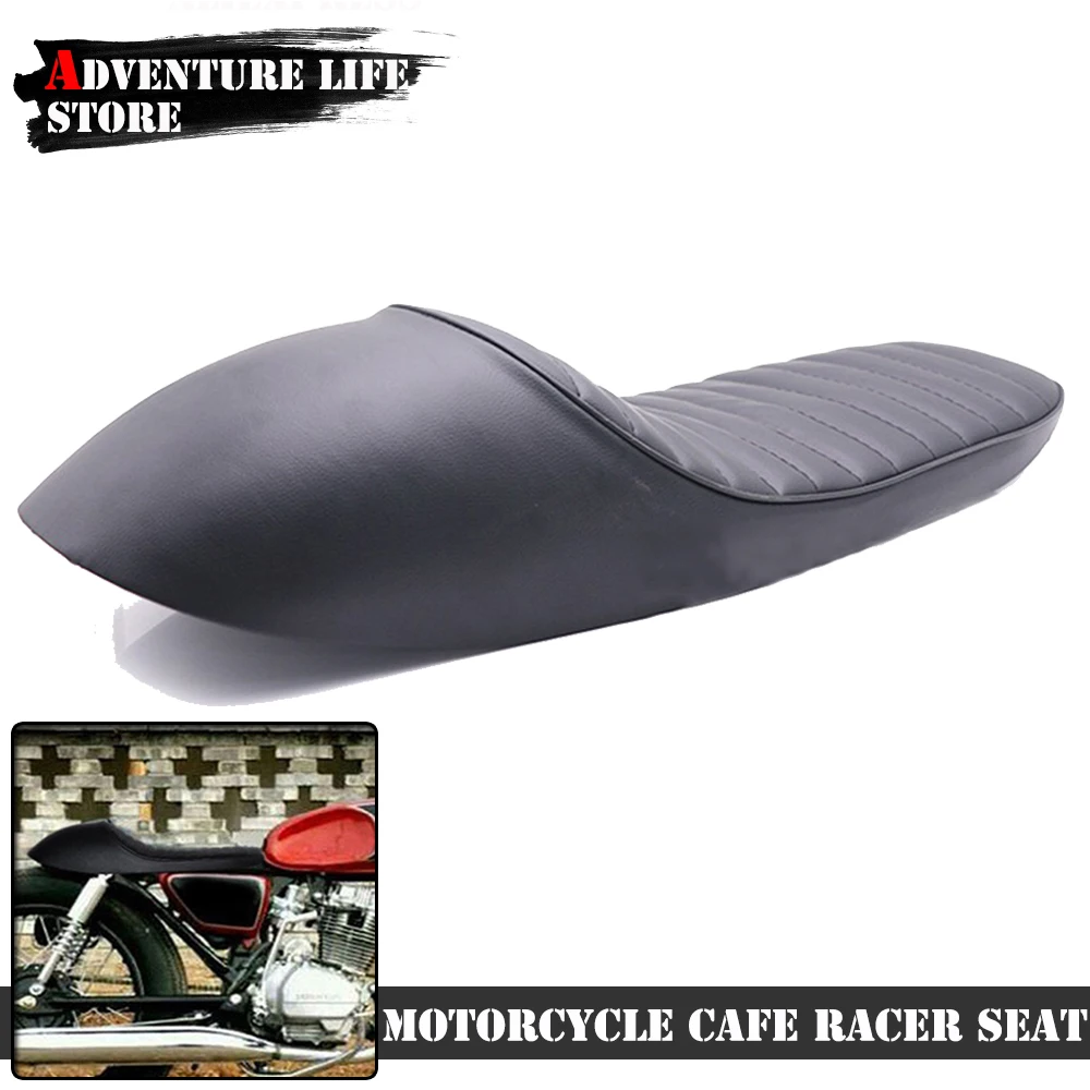 For HONDA CB750 CB500 CB350 CL100 CL350 For YAMAHA SR 125 250 Motorcycle Cafe Racer Seat Custom Vintage Hump Saddle Retro Seat