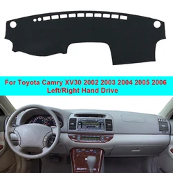 Car Dashboard Cover Dash Mat Pad For Toyota Camry XV30 2002 2003 2004 2005 2006 LHD RHD Dash Board Cover Carpet Auto Sun DashMat