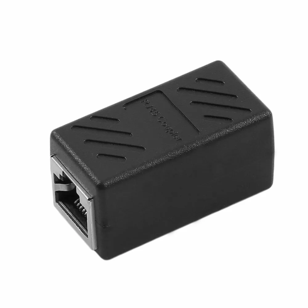 Extensor de cabo de lan rj45, conversor, adaptador para conexão de internet, fêmea para fêmea, rede ethernet lan