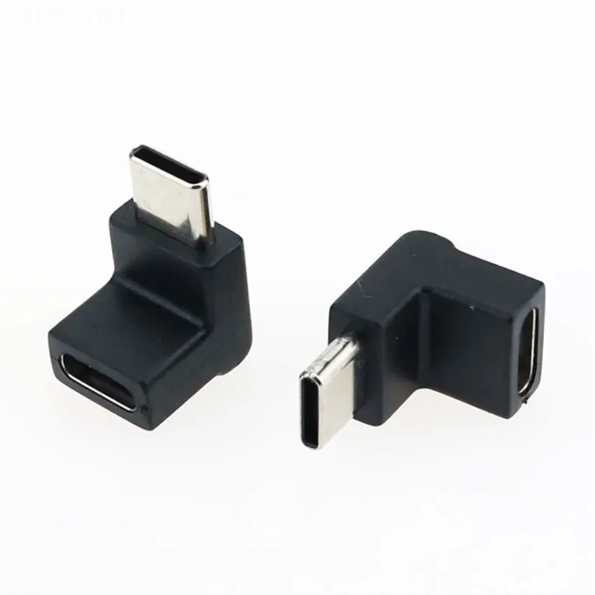 90-градусный прямоугольный адаптер USB 3.1 типа C «папа-мама» USB-C для смартфона Samsung S9 S8 Note 9 Huawei P30 Pro