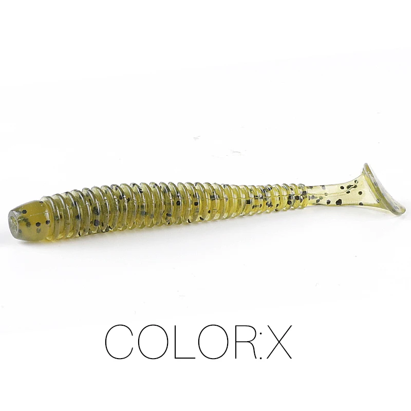 Supercontinent Swing Impact Ring Shad Angelköder 6 Stück/10 Stück/20 Stück Künstliche Pesca Leurre Souple Angelköder