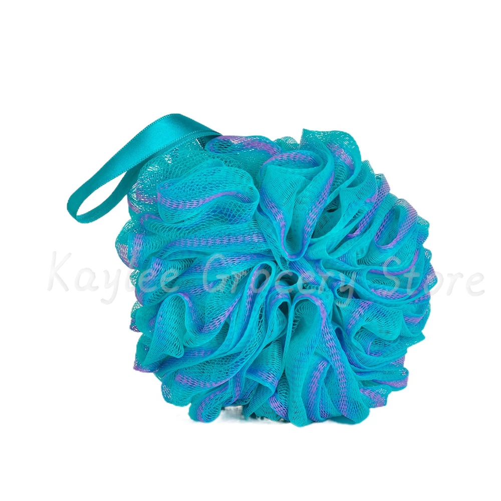 4PCS ฟองน้ำอาบน้ำ Loofah Scrubber Pouf-Loofa Luffa Loofah อาบน้ำพัฟ-Lufa ฟองน้ำสำหรับ Beauty ชุดว่ายน้ำชุด4สี