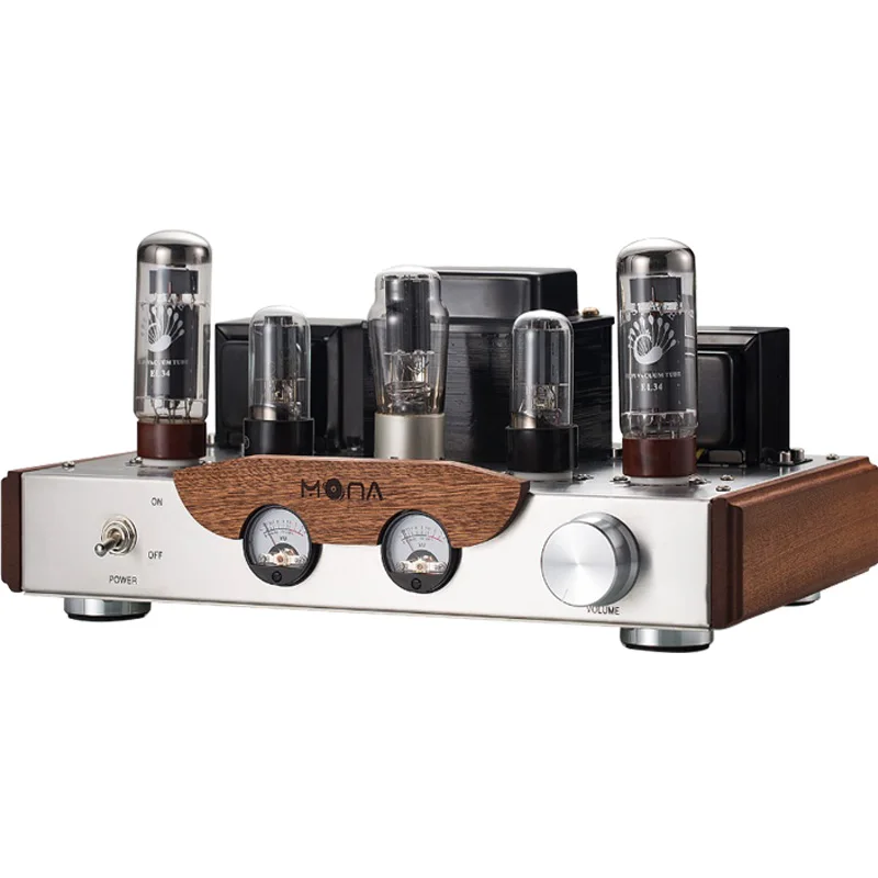 

MONA export EL34 tube amplifier combination audio single-ended class A hifi fever tube amplifier Bluetooth transmission 8W+8W