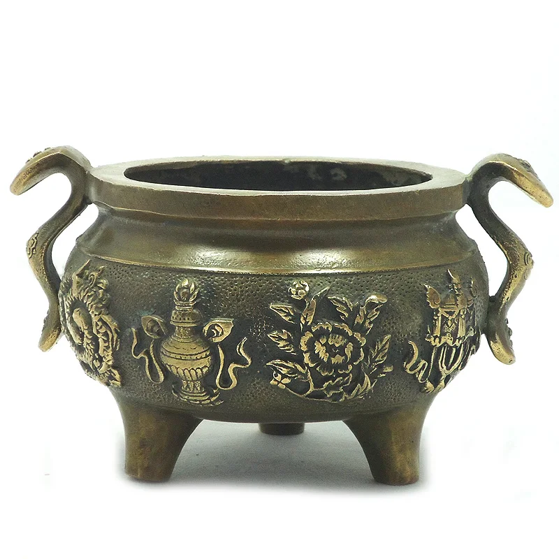 On sale!!Copper incense burner, Incense coil, lines, tower, censer, Retro incensory, thurible~