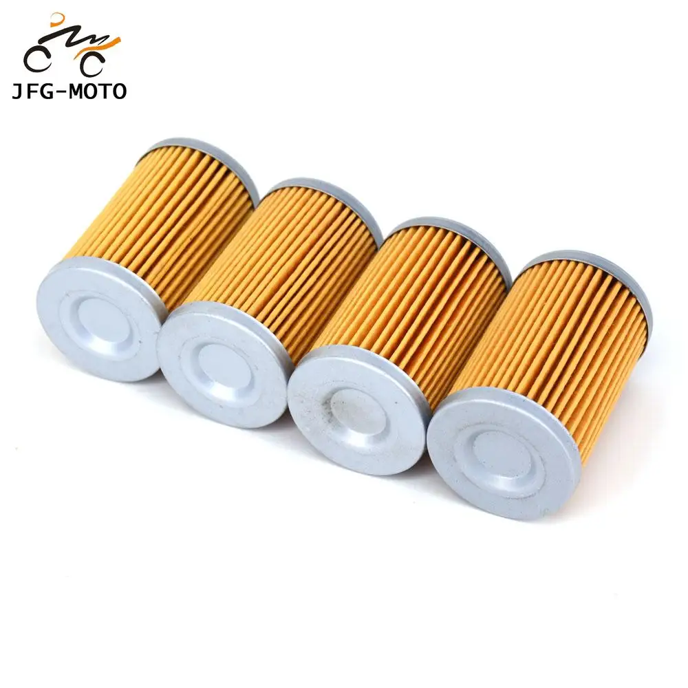 4Pcs Oil Filter For KTM Duke RC 125 200 390 RC R EXC 250 400 450 SX MXC EXC 520 525 SXC 625 Enduro Factory Supermoto