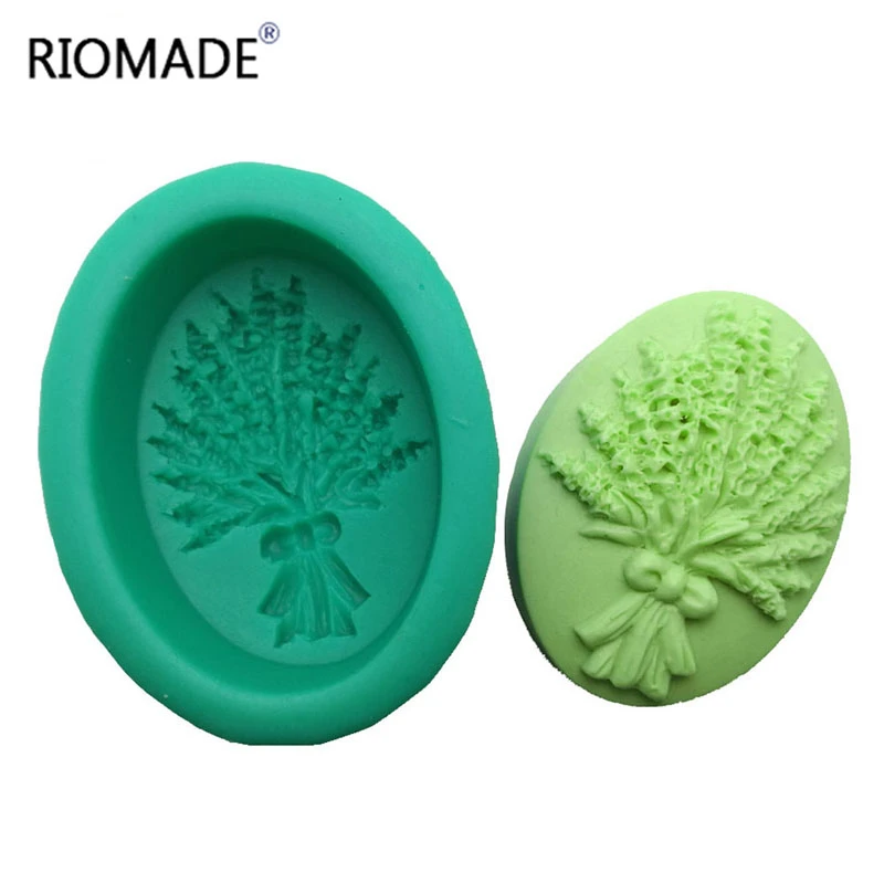 Lavender Soap Molds Flowers Shape Silicone Mold For Cake Pudding Jelly Dessert Chocolate Mould Handmade Soap Glue S0328HM