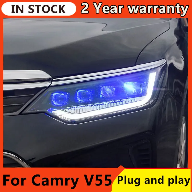 

Car Styling for Toyota Camry Headlights 2015-2017 Camry V55 LED Headlight DRL LED Lens Head Lamp Automotive Accessories