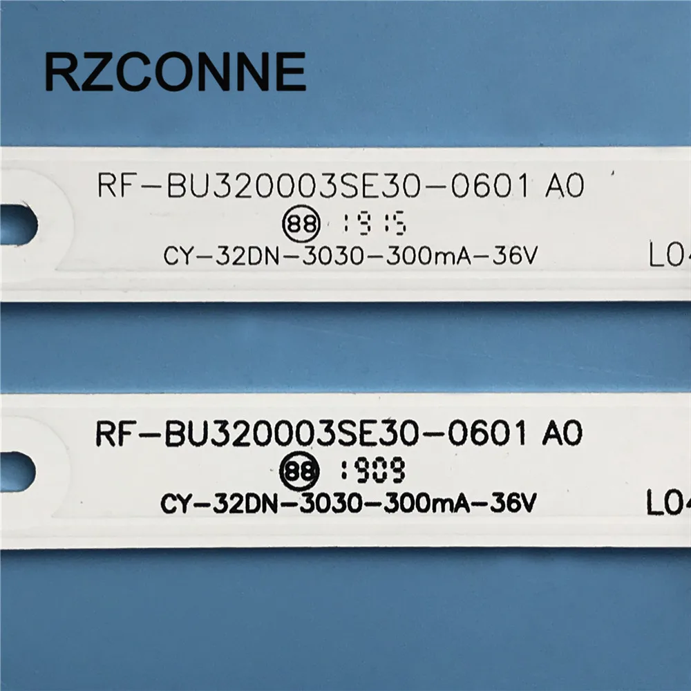 6V LED strip 6 led for RF-BU320E30-0601S-02 RF-BU320003SE30-0601 A0 32PL52TC-SM CY-32DN-3030-3000MA-36V PC32LH12T2C HV320WHB-N5M