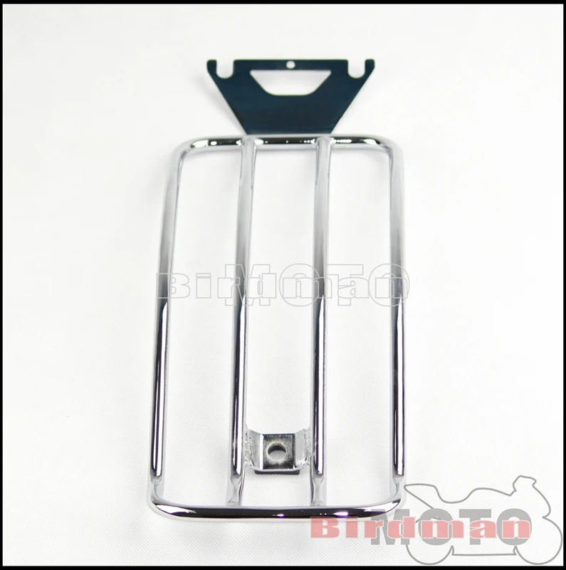 รถจักรยานยนต์ด้านหลัง Fender กระเป๋าเดินทางชั้นวางสนับสนุน Carrier สําหรับ Harley Softail Road King Touring FLHX FLHT FLHR 1998-2004