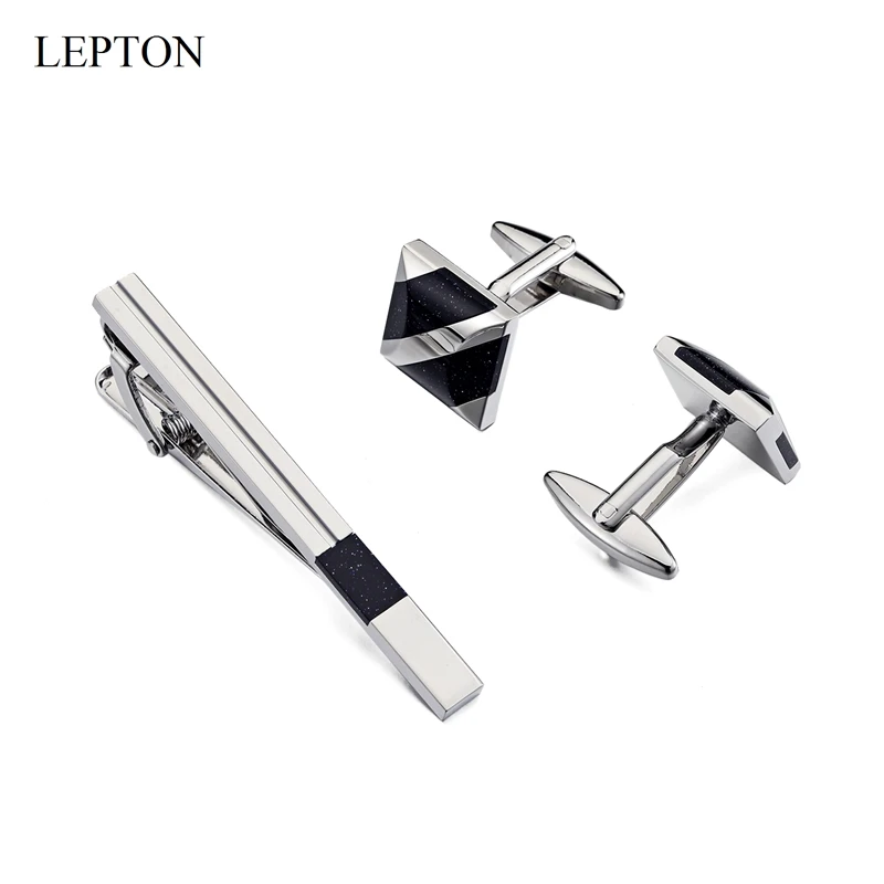 أزرار أكمام من حجر النجمة الساخنة للرجال مجموعة أزرار أكمام من الحجر الرملي الأزرق/عيد الأب/الحبيب/الأصدقاء/الزفاف/الذكرى السنوية