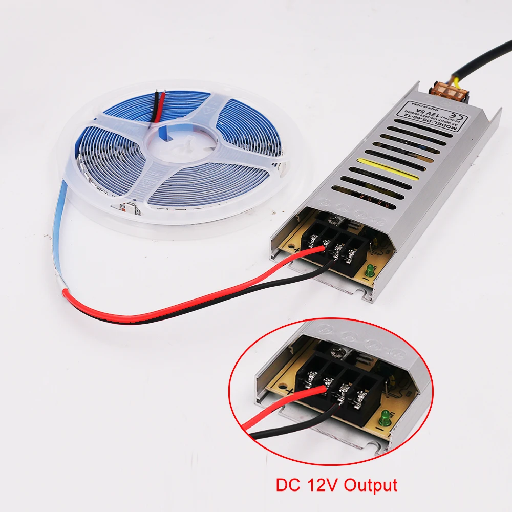 Ultra cienki zasilacz LED DC 12V 24V transformatory oświetleniowe 25W 100W 150W 200W 350W 300W 400W AC 185-265V sterownik do taśmy LED