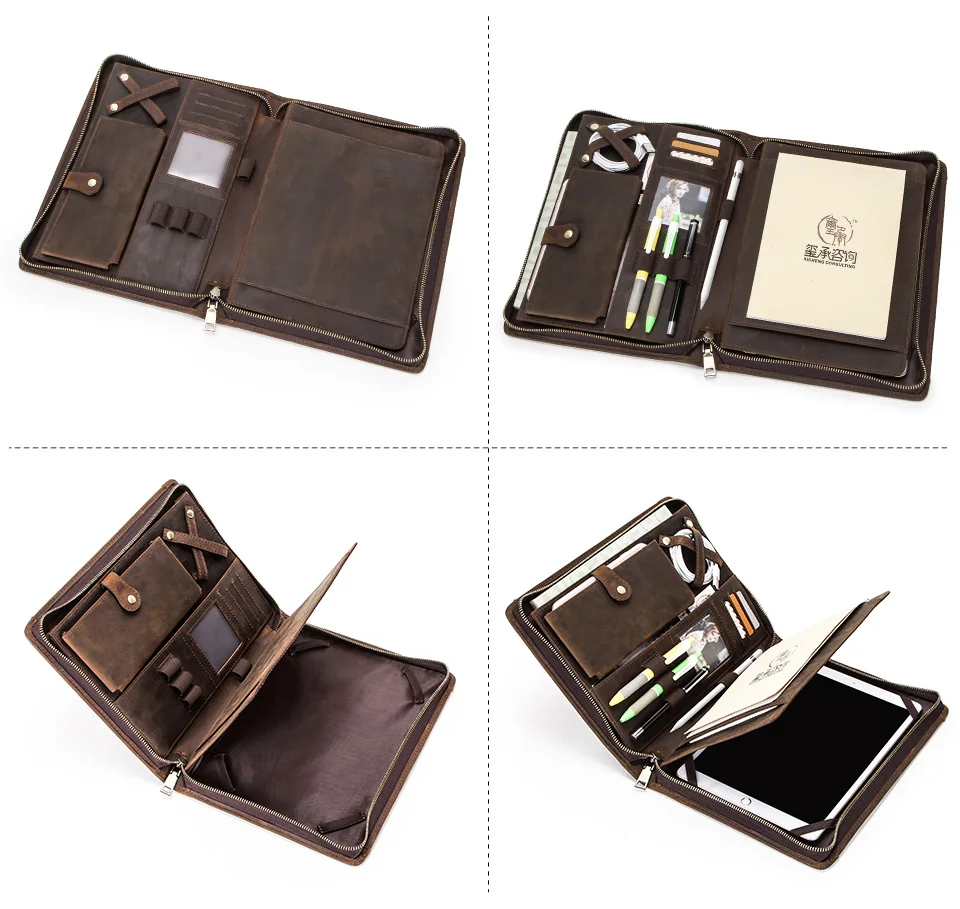 Leder-Portfolio-Hülle für iPad Pro 11 7. 8. 9. 10. Generation iPad Air 5. 6. 4. 10.9 Air 5 Hülle iPad Pro 10.5 9.7 Cover – Detail 14