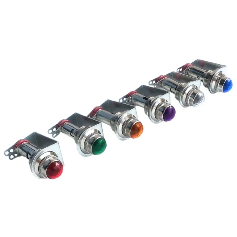 

5PC Tube Amplifier Power Amplifier Accessories Power LED Indicator Signal Lamp Bracket Built-in 6.3V Buckle Small Bulb