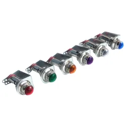 5PC Tube Amplifier Power Amplifier Accessories Power LED Indicator Signal Lamp Bracket Built-in 6.3V Buckle Small Bulb