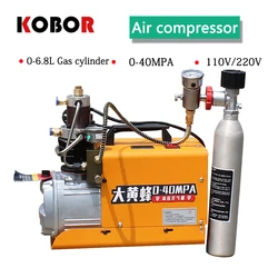 Pcp Inflator 300bar 30mpa 4500psi 110v 220v Electric High Pressure Air Pump Air Compressor Pneumatic Scuba