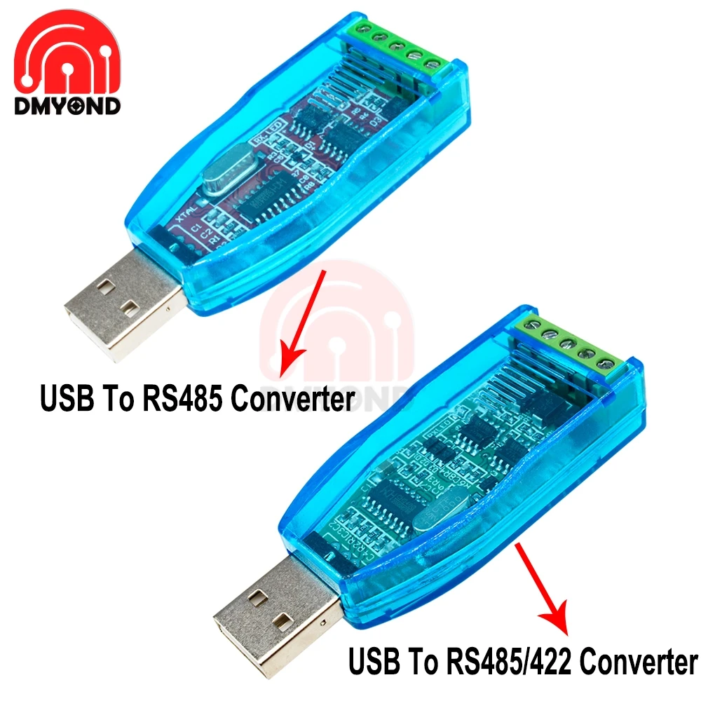 New Industrial USB To RS485 RS422 Converter Upgrade Protection RS485 Converter V2.0 Standard RS-485 A Connector Board Module