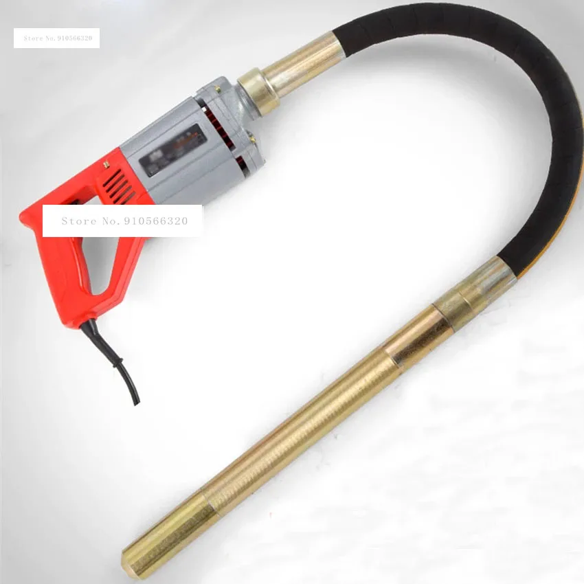 220V 1300W Hand-held Concrete Vibrator + 1.5M Vibrating spear Industrial portable plug-in vibrator concrete vibrator