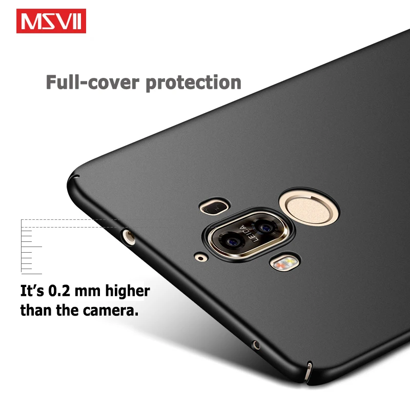 Mate 9 Case Cover Msvii Ultra Thin Frosted Coque For Huawei Mate9 Pro Case Hard PC Cover For Huawei Mate 9 Pro Phone Cases