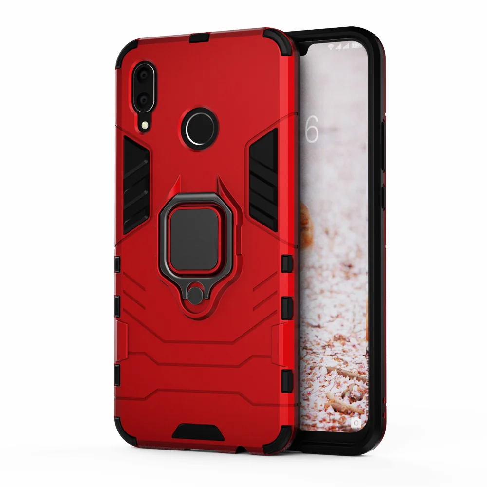 Shockproof Armor Case For Huawei Nova 3 Case Ring Holder Stand Phone Cover For Huawei Nova 3i Nova3i INE-LX2 INE-LX9 Nova3 3 i