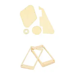 Curvo Ponte Pickup Frame com Cavity Switch Covers, Montagem Anéis para Guitarra LP