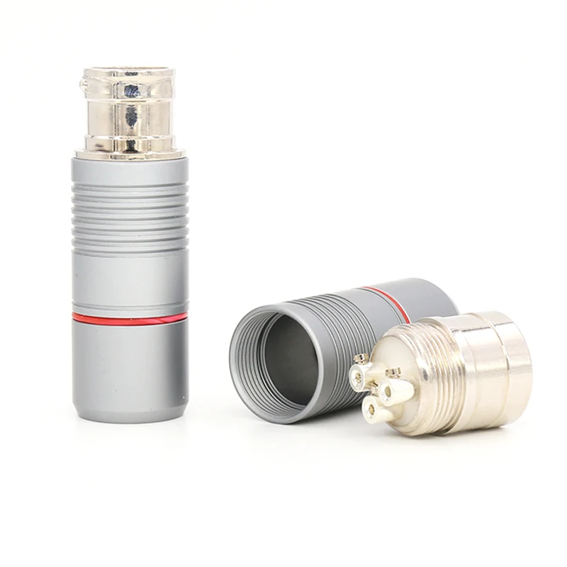 Hochwertiger versilberter Tellur-Kupfer-XLR-Stecker, Audio-XLR-Balance-Stecker für HiFi-Anwendungen – Detail 12