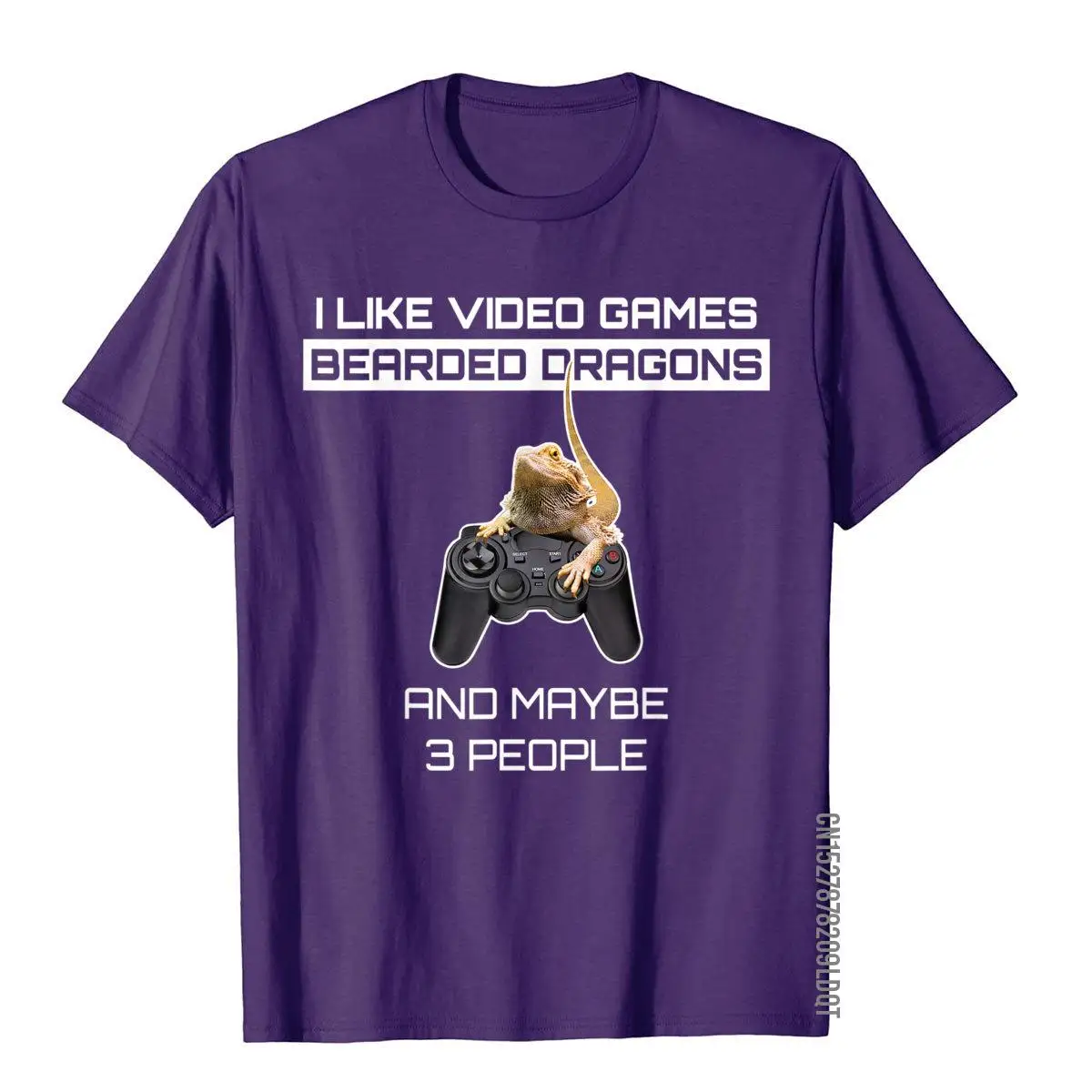 I Like Video Games Bearded Dragons And Maybe 3 People Funny T-Shirt Cosie T Shirt For Men Cotton Tops & Tees Street Hot Sale