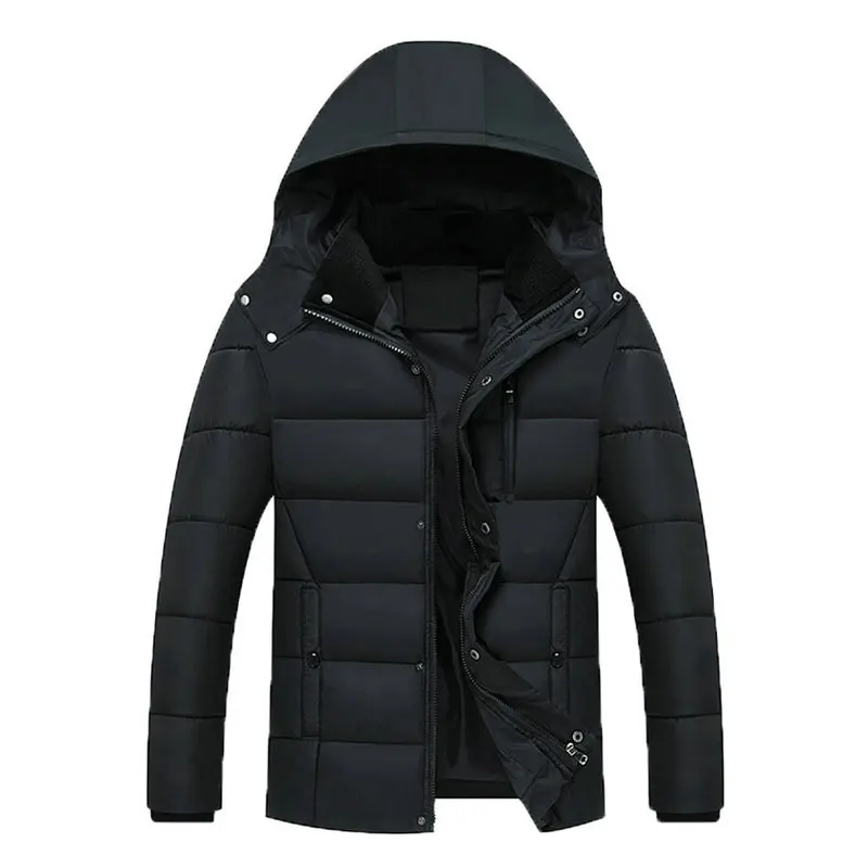 

Jacket Men Fashion Nice Men Jacket Coats Thicken Warm Winter Jackets Casual Men Parka Hooded Outwear Cotton-padded Jacket Coat