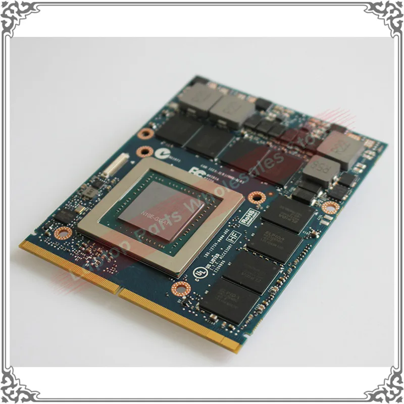 New GTX980M GTX 980M Graphics Card N16E-GX-A1 8GB GDDR5 MXM For