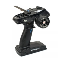 DUMBORC X6 6CH Transmitter with X6FG  Control 2.4G Remote Control Gyroscope  Receiver  for RC Boat & RC Car